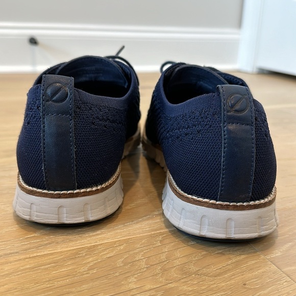 Cole Haan GrandPro Knit Runner Sneakers in Navy Blue Size 10.5 - Picture 7 of 8